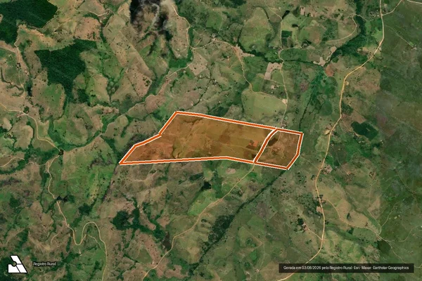 Imagem de satélite de Fazenda Sombra Da Tarde em VEREDA - BA