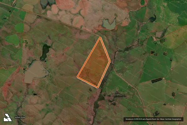 Imagem de satélite de granja jacui em ITAQUI - RS