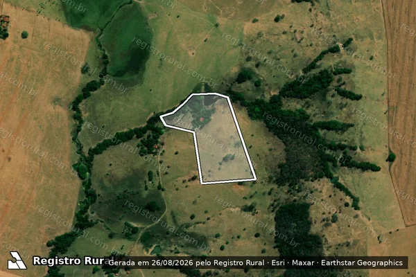 Imagem de satélite de Fazenda Santa Cruz do Fundão em TURVÂNIA - GO