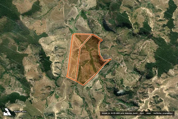 Imagem de satélite de Fazenda Sempre Viva em RUBIM - MG