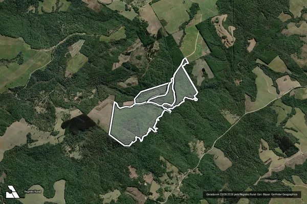Imagem de satélite de FLORESTA SAO JOAO I em LAPA - PR