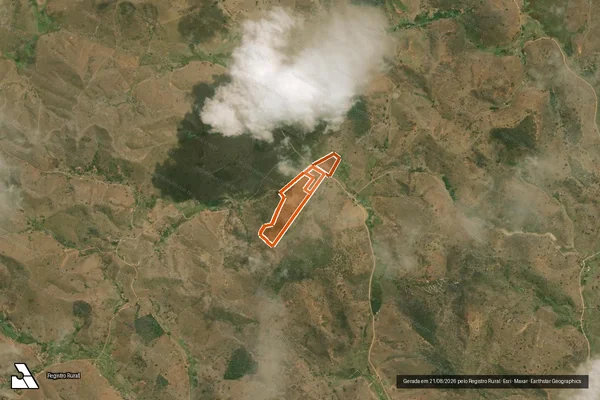 Imagem de satélite de Sitio Dois Irmaos em MENDES PIMENTEL - MG