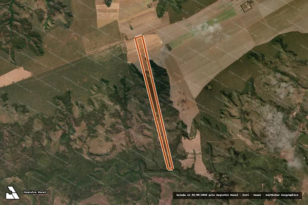 Imagem de satélite de Fazenda Bom Lugar em RIBEIRO GONÇALVES - PI