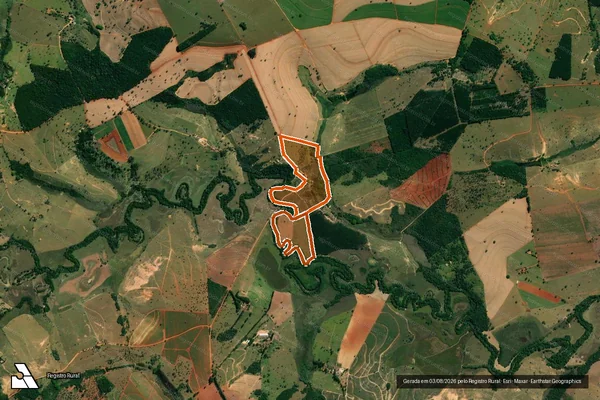 Imagem de satélite de FAZENDA BOM SUCESSO em BAMBUÍ - MG