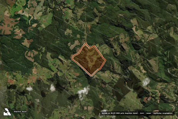 Imagem de satélite de Fazenda Vista Alegre em ÁGUA DOCE - SC
