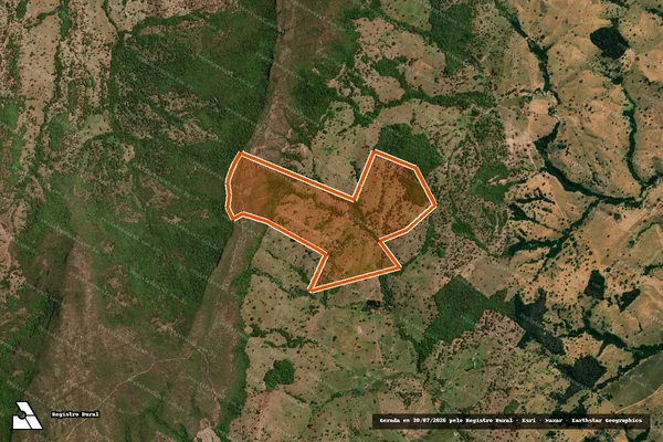 Imagem de satélite de FAZENDA CORREGO DA PRATA em CÓRREGO DO OURO - GO