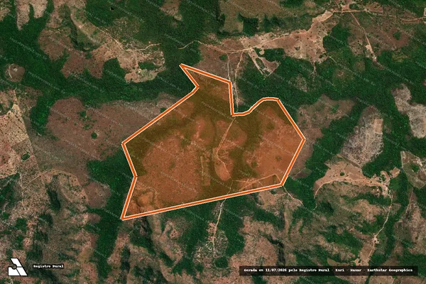 Imagem de satélite de FAZENDA CANINANA I em GOIATINS - TO