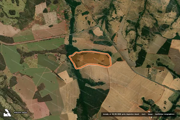 Imagem de satélite de ESTANCIA AGUA VIVA em CRISTIANÓPOLIS - GO