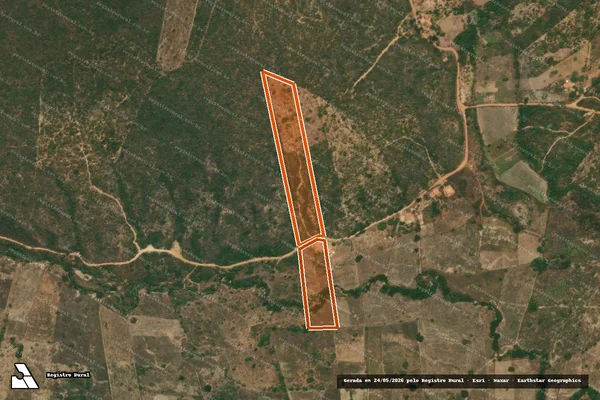 Imagem de satélite de FAZENDA CURRAL NOVO em MONTEZUMA - MG