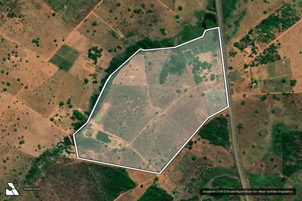 Imagem de satélite de FAZENDA SANTA LUZIA em SÍTIO NOVO - MA