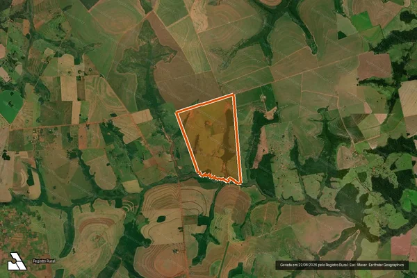 Imagem de satélite de FAZENDA CRUZEIRO em SETE QUEDAS - MS