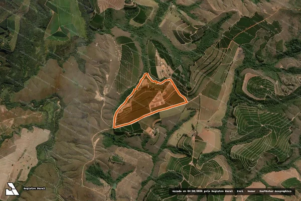 Imagem de satélite de Fazenda Santa Luzia em CAMPOS ALTOS - MG