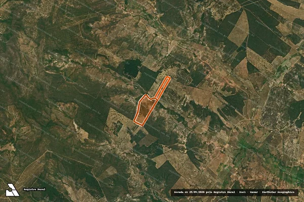 Imagem de satélite de FAZENDA TABUA em MONTEZUMA - MG