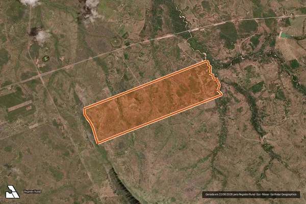 Imagem de satélite de FAZENDA SANTA BRIGIDA em ARRAIAS - TO
