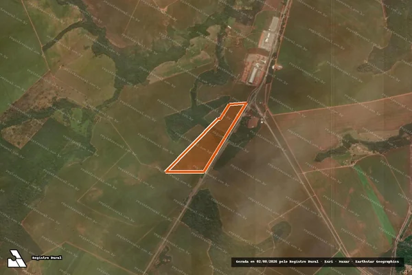 Imagem de satélite de FAZENDA ENGENHO BARROSO em URUAÇU - GO