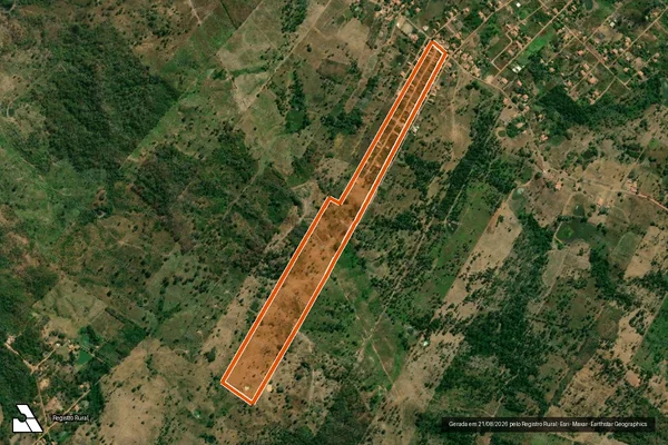 Imagem de satélite de CHACARA SOSSEGO em PRESIDENTE DUTRA - MA