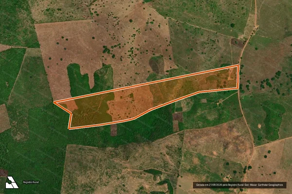Imagem de satélite de Fazenda Tainah em SÃO DOMINGOS DO MARANHÃO - MA