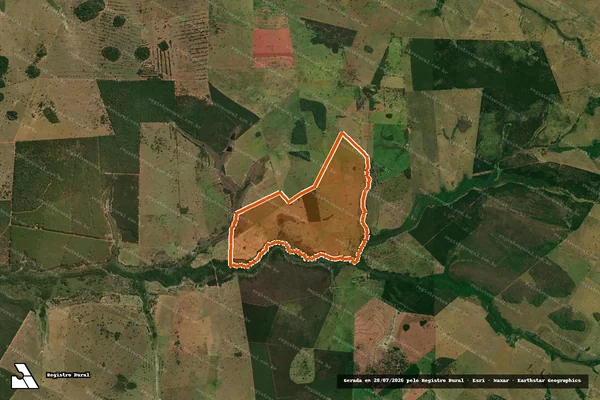 Imagem de satélite de FAZENDA SAO MARTINS em SELVÍRIA - MS