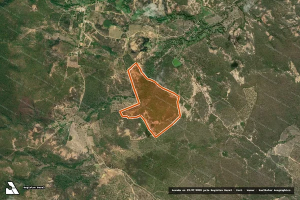 Imagem de satélite de FAZENDA REUNIDA em CONTENDAS DO SINCORÁ - BA