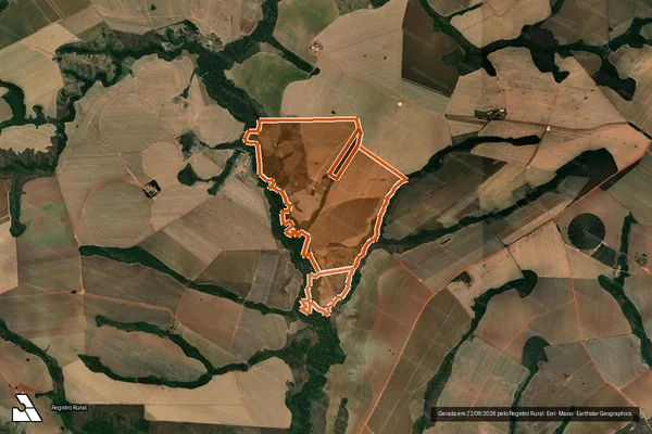 Imagem de satélite de Fazenda Limoeiro Do Bebedouro em GUARDA-MOR - MG