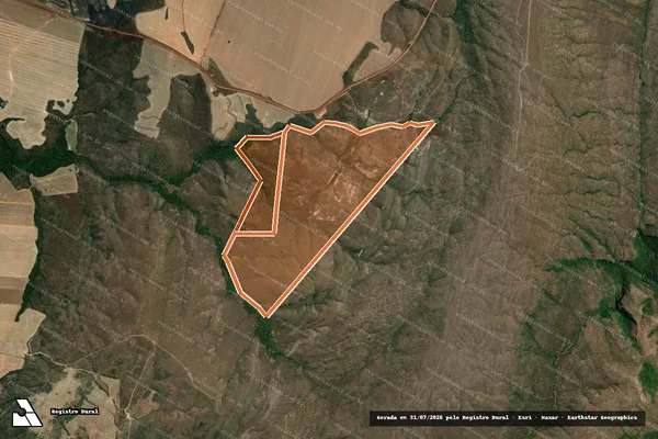 Imagem de satélite de Fazenda Indaia em SÃO JOÃO D'ALIANÇA - GO
