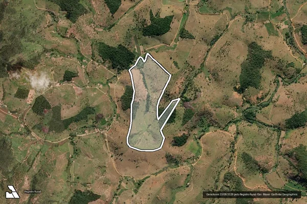 Imagem de satélite de Rancho Da Figueira em MUTUM - MG