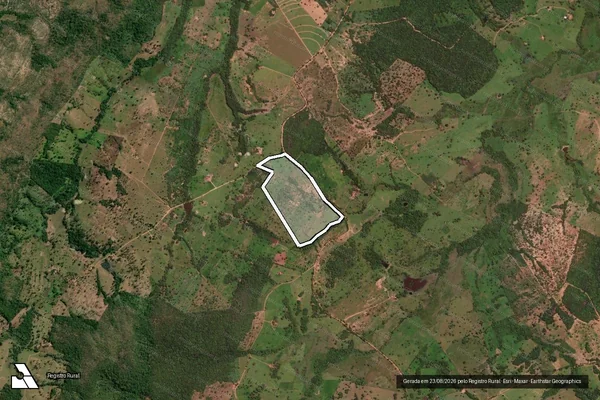 Imagem de satélite de PA FERRÃO I LOTE 13 em MUTUNÓPOLIS - GO