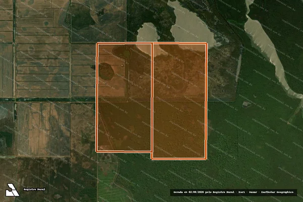 Imagem de satélite de FAZENDA RIO FORMOSO em FORMOSO DO ARAGUAIA - TO