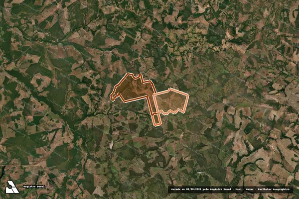 Imagem de satélite de FAZENDA SAO RAIMUNDO em DUERÉ - TO