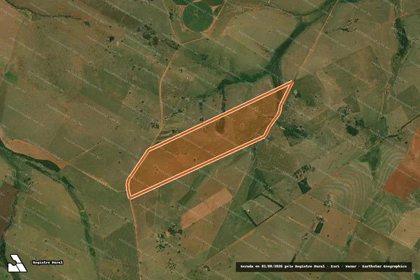 Imagem de satélite de FAZENDA SHALON em PIQUEROBI - SP