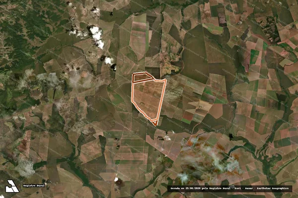 Imagem de satélite de FAZENDA NASCENTE DO CAFE em PRIMAVERA DO LESTE - MT