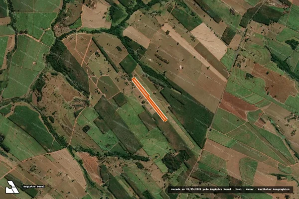Imagem de satélite de ESTANCIA SANTOS REIS em MONTE APRAZÍVEL - SP