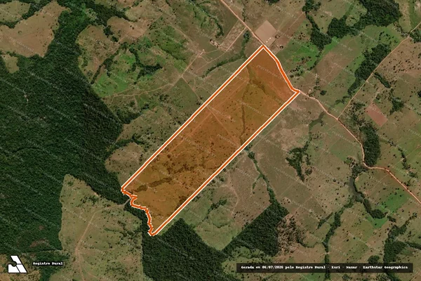 Imagem de satélite de FAZENDA LOANDA - LOTE 18 em JUÍNA - MT
