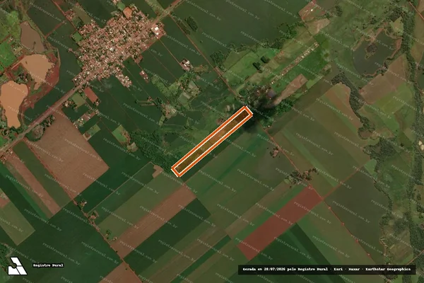 Imagem de satélite de Lote 13 Quadra 56 Area B em DOURADOS - MS
