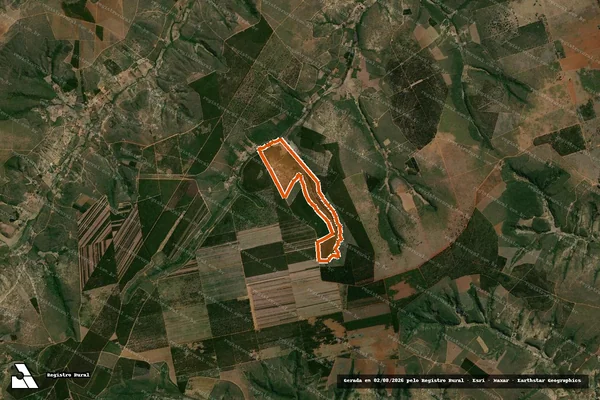 Imagem de satélite de FAZENDA CIPO em RIO PARDO DE MINAS - MG
