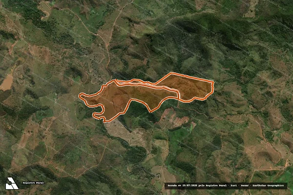 Imagem de satélite de Brejauba em FRANCISCÓPOLIS - MG