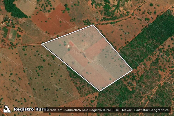 Imagem de satélite de Faz São Vicente/União em BURITIS - MG