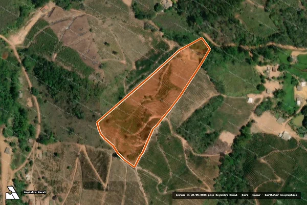 Imagem de satélite de Fazenda Cachoeira em MUTUM - MG