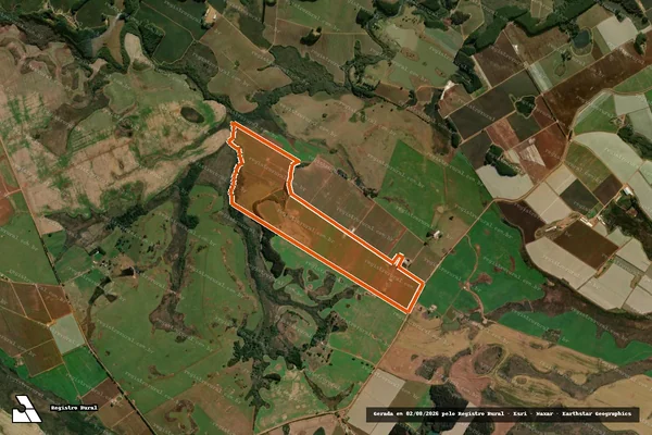 Imagem de satélite de Fazenda Do Rio Macena em VACARIA - RS