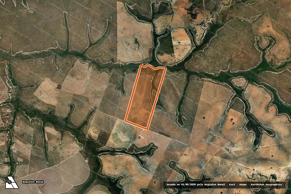 Imagem de satélite de Fazenda Aguas Claras Ii em SÍTIO D'ABADIA - GO