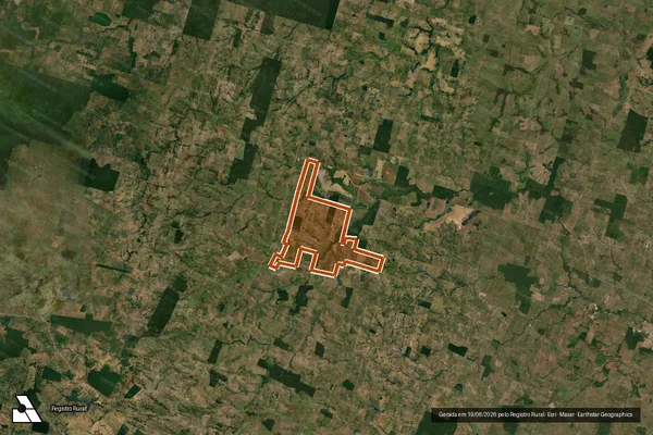 Imagem de satélite de Fazenda Aliança em RIO MARIA - PA