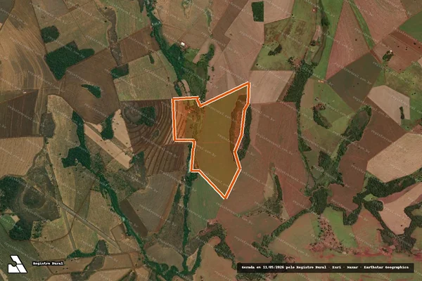 Imagem de satélite de Faz Panama - Estancia Santa Luzia em ITUMBIARA - GO