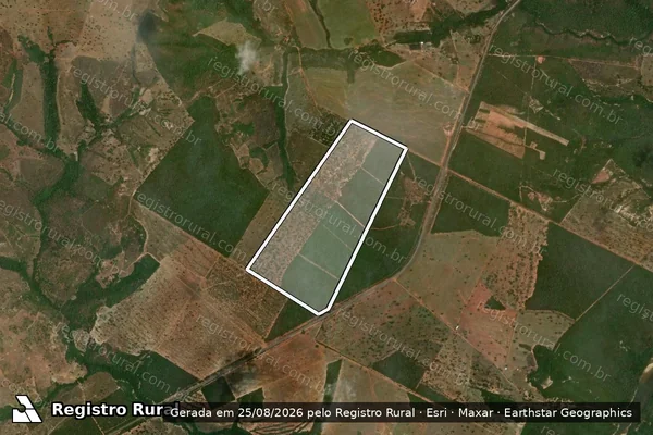 Imagem de satélite de Fazenda Laços em PONTAL DO ARAGUAIA - MT