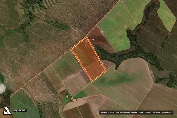 Imagem de satélite de FAZENDA NOSSA SENHORA DE FATIMA em CAMPO VERDE - MT