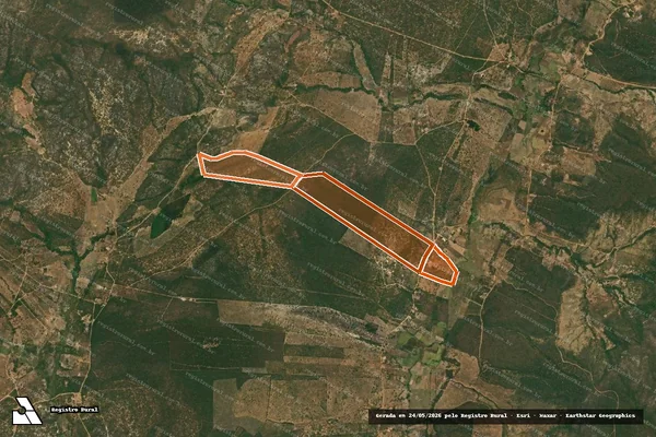 Imagem de satélite de FAZENDA SANTA ROSA em MONTEZUMA - MG