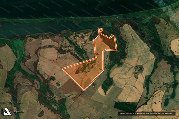 Imagem de satélite de Fazenda Figueirão em PAULO DE FARIA - SP