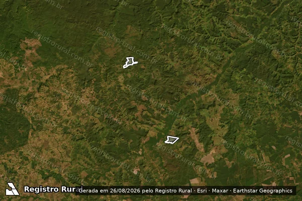 Imagem de satélite de FAZENDA AGUA BOA em GRAJAÚ - MA