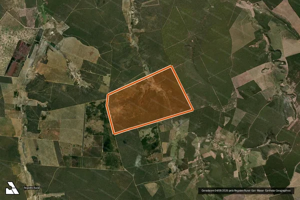 Imagem de satélite de LAGOINHA FAZENDA BEM POSTA em TAIOBEIRAS - MG