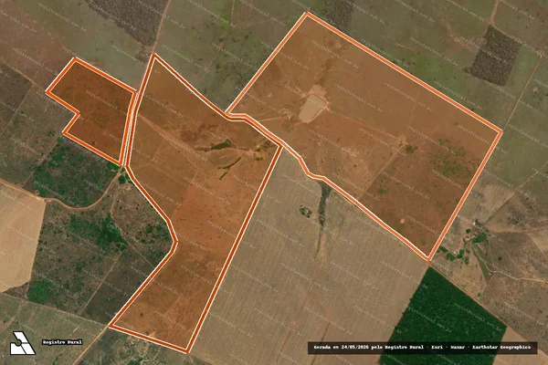 Imagem de satélite de FAZENDA RENASCER em CONCEIÇÃO DO ARAGUAIA - PA