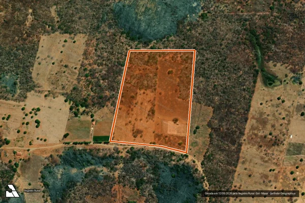 Imagem de satélite de LOTE 162A GL F em SERRA DO RAMALHO - BA